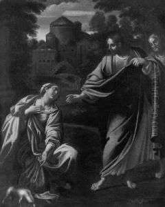Le Christ Et La Cananeenne by Annibale Carracci