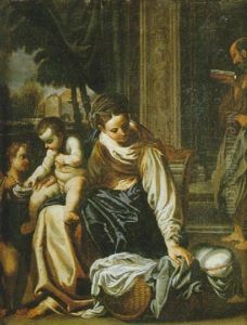 La Sainte Famille Et Le Petit Saint Jean-baptiste