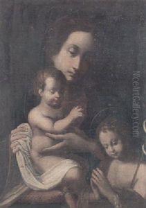 The Madonna And Child And Saint John
