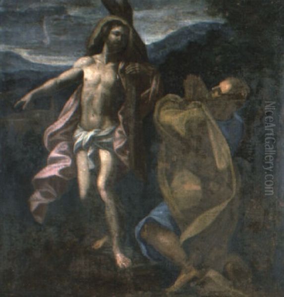 Christ Appearing To St. Peter On The Appian Way - view 1