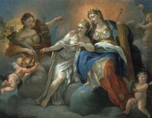 Amor Und Venus by Annibale Carracci