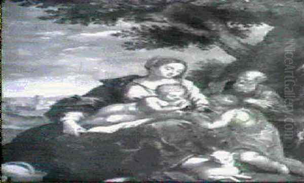 The Rest On The Fligth Into Egypt With The Infant Saint John - view 1
