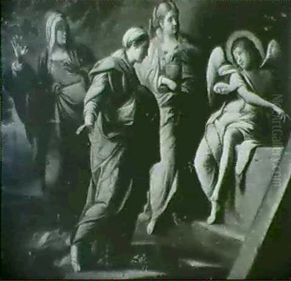 The Three Maries At The Tomb - view 1