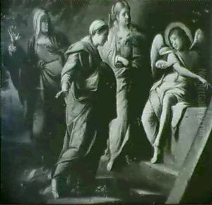 The Three Maries At The Tomb by Annibale Carracci