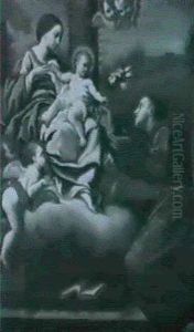 The Madonna And Child With Saint Anthony