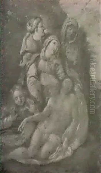 The Pieta                                                   (on Copper) - view 1