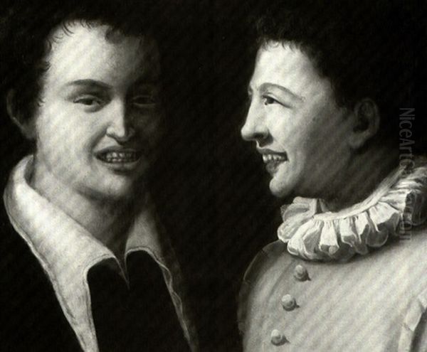 Study Of Two Heads - view 1