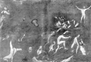 The Flood Of Noah by Antonio Carracci
