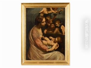 Madonna And Child by Ludovico Carracci