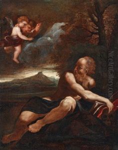 The Vision Of Saint Jerome by Ludovico Carracci