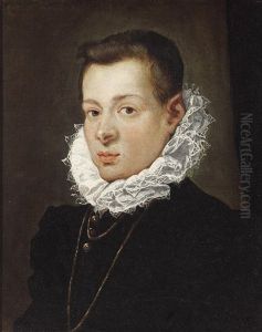 Bildnis Eines Junglings Mit Halskrause by Ludovico Carracci