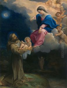 The Vision Of Saint Francis by Ludovico Carracci