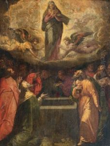 L'assomption De La Vierge by Ludovico Carracci