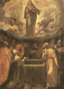 L"assomption De La Vierge by Ludovico Carracci