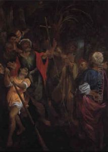 La Predication De Saint Jean Baptiste by Ludovico Carracci