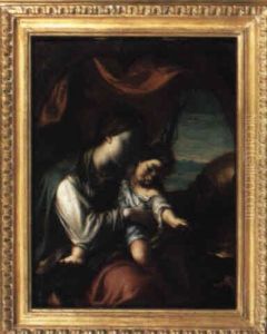 Madonna Con Bambino E Sant'antonio Abbate