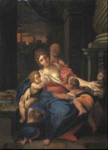 An Allegory Of Abundance by Ludovico Carracci