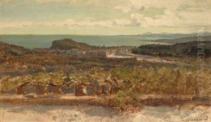 Vue De La Baie De Nice by Louis-Hilaire Carrand