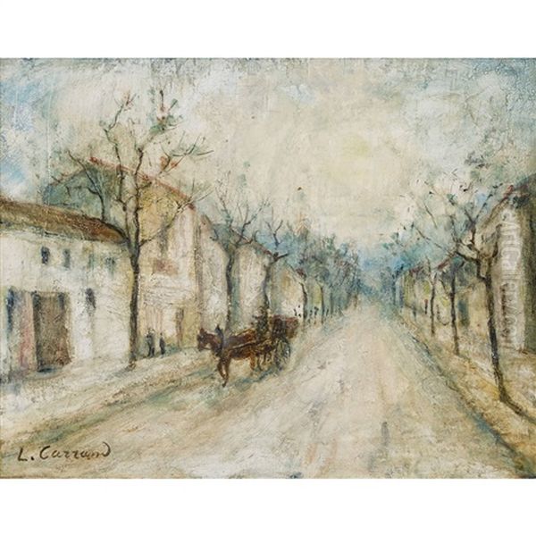 Rue Avec Cheval Et Charrette - view 1