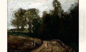 Paysan Au Labour by Louis-Hilaire Carrand