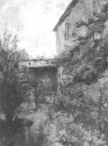 Cour De Ferme by Louis-Hilaire Carrand