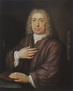 A Portrait Of A Catholic Cleric With His Left Hand On The Bible