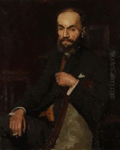 Portrait D'auguste Pierret by Georges Henri Carre