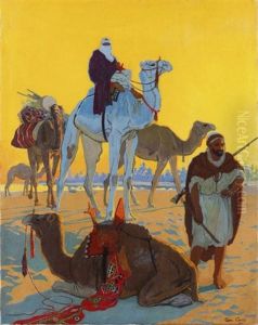 Touaregs Dans Le Desert