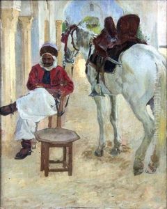 L'oriental Et Son Cheval