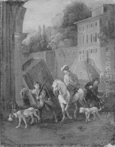 Partenza Per La Caccia by Michiel (Carree) Carre