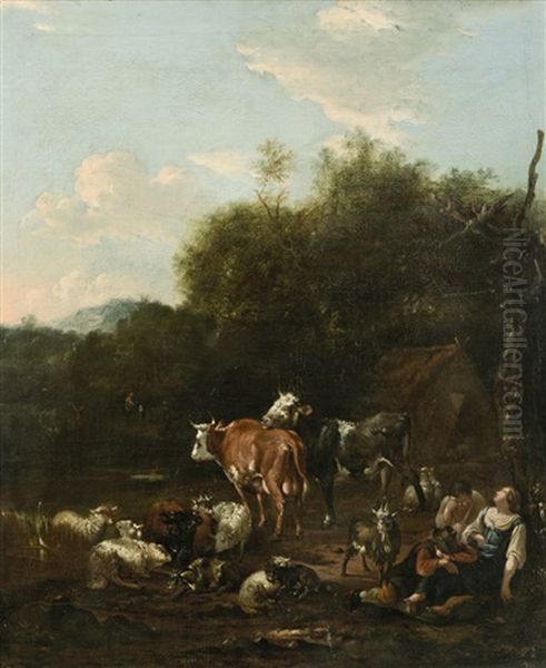 Hirten Bei Der Rast - view 1