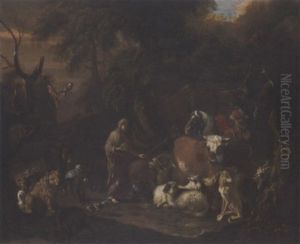 Circe Transforming Men Into Beasts by Michiel Carree