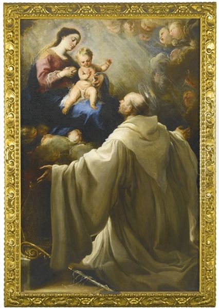 The Virgin Lactans With Saint Bernard - view 1