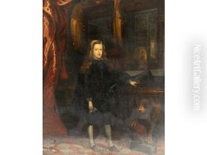 Portrait Of Charles Ii Of Spain by Juan Carreno De Miranda