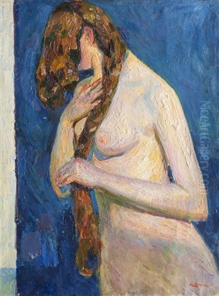 Jeune Femme A La Tresse - view 1