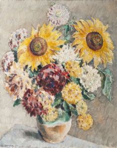 Vase Aux Tournesols