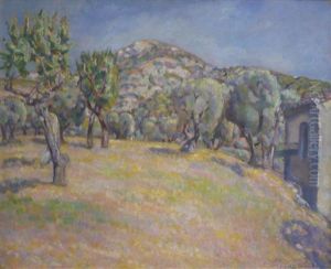 Paysage De Provence by Augustin Carrera
