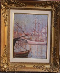 Port De Marseille by Augustin Carrera