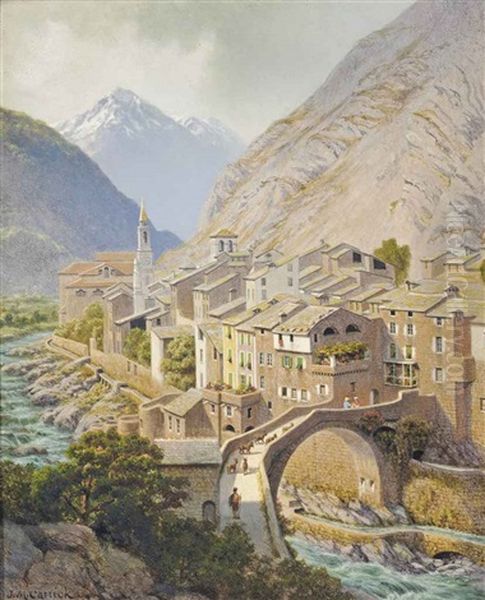 Breil-sur-roya In The Alps - view 1