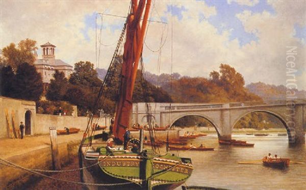 Boating At Richmond On Thames - view 1