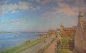 Coastal Village Path by William Arthur Carrick