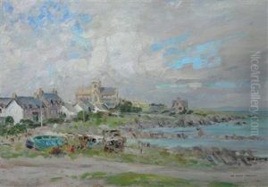 Iona Shore And Abbey by William Arthur Carrick