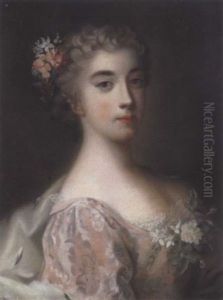 Bildnis Einer Jungen Dame (ritratto Di Giovane Donna) by Rosalba Carriera
