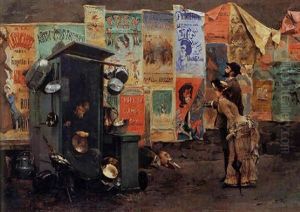Mending The Pots by Albert-Ernest Carrier-Belleuse