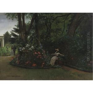 Rest In The Garden by Louis Robert Carrier-Belleuse