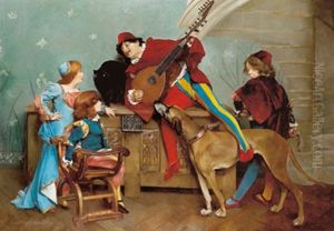 Der Troubadur by Louis Robert Carrier-Belleuse