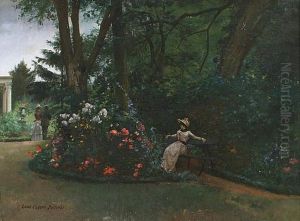 Rest In The Garden by Louis Robert Carrier-Belleuse