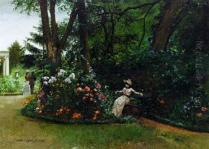 Summer In The Park by Louis Robert Carrier-Belleuse