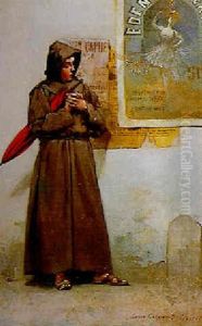 Le Moine Amateur De 1885. Le Spectacle by Louis Robert Carrier-Belleuse