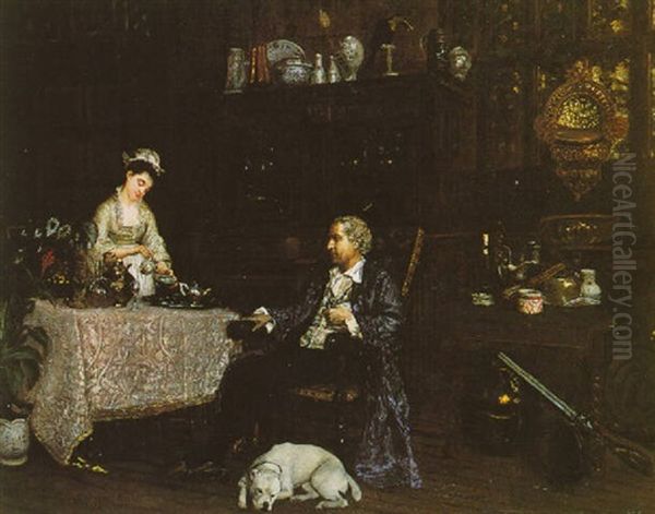 Serving Tea - view 1